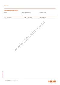 LP T770-H1J2-1-0-10-R18-Z-BP Datasheet Page 2