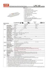 LPC-60-1400 Datasheet Cover