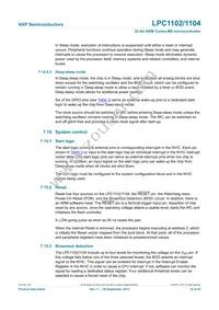 LPC1104UK Datasheet Page 16