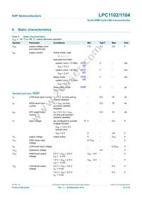 LPC1104UK Datasheet Page 19