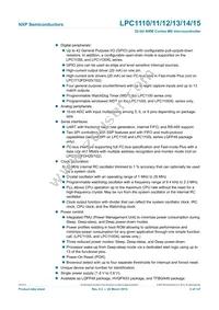 LPC1114FN28/102 Datasheet Page 2