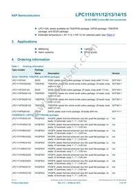 LPC1114FN28/102 Datasheet Page 3