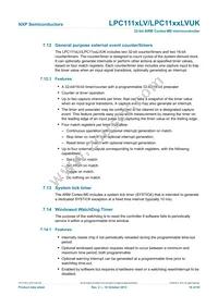 LPC1114LVFHI33/303 Datasheet Page 16