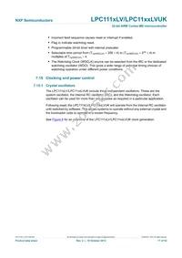 LPC1114LVFHI33/303 Datasheet Page 17