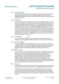 LPC1114LVFHI33/303 Datasheet Page 19