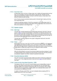 LPC1114LVFHI33/303 Datasheet Page 20