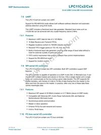 LPC11C12FBD48/301 Datasheet Page 18