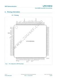 LPC11D14FBD100/302 Datasheet Page 6