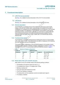 LPC11D14FBD100/302 Datasheet Page 13