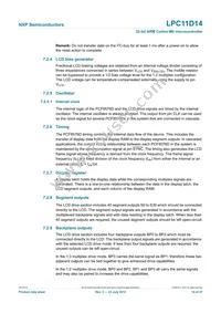 LPC11D14FBD100/302 Datasheet Page 14