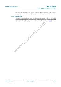 LPC11D14FBD100/302 Datasheet Page 15