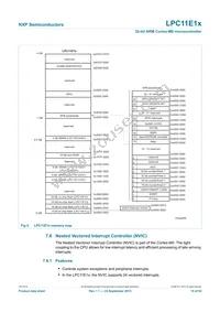 LPC11E12FBD48/201 Datasheet Page 15