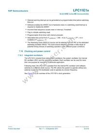 LPC11E12FBD48/201 Datasheet Page 20