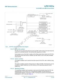 LPC11E12FBD48/201 Datasheet Page 21