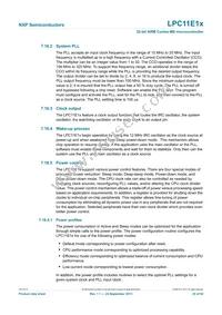 LPC11E12FBD48/201 Datasheet Page 22