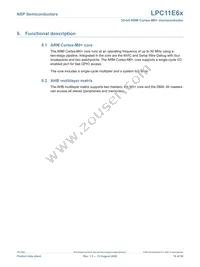 LPC11E68JBD100E Datasheet Page 18