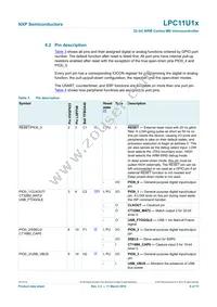 LPC11U14FET48/201 Datasheet Page 8