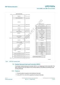 LPC11U14FET48/201 Datasheet Page 17