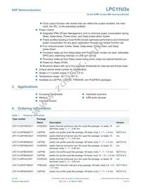 LPC11U37FBD64/401 Datasheet Page 3