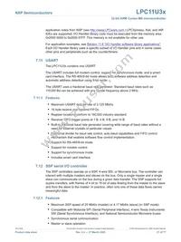 LPC11U37FBD64/401 Datasheet Page 21