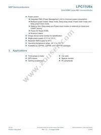 LPC11U68JBD48E Datasheet Page 3