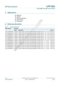 LPC1226FBD64/301 Datasheet Page 3