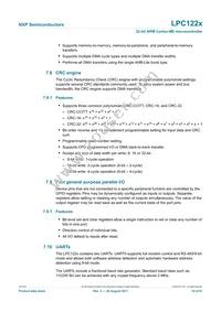 LPC1226FBD64/301 Datasheet Page 19