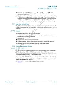 LPC1226FBD64/301 Datasheet Page 23