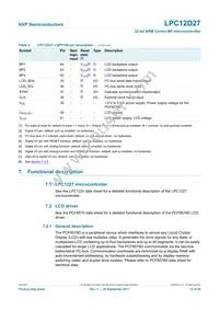 LPC12D27FBD100/301 Datasheet Page 14