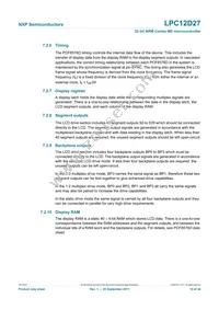 LPC12D27FBD100/301 Datasheet Page 16