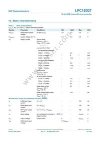 LPC12D27FBD100/301 Datasheet Page 19