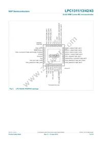 LPC1343FHN33 Datasheet Page 7