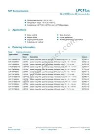 LPC1549JBD100E Datasheet Page 4