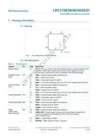 LPC1754FBD80 Datasheet Page 7