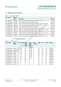 LPC1850FBD208 Datasheet Page 4