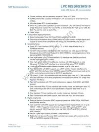 LPC18S50FET256 Datasheet Page 2