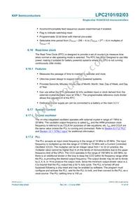 LPC2103FHN48H/6 Datasheet Page 17