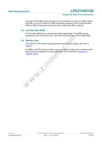 LPC2124FBD64 Datasheet Page 11