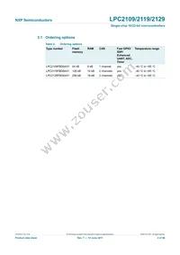 LPC2129FBD64 Datasheet Page 3