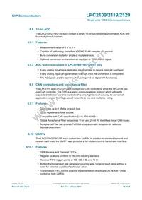 LPC2129FBD64 Datasheet Page 15