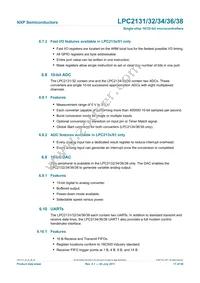 LPC2138FHN64/01 Datasheet Page 17