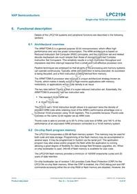 LPC2194HBD64 Datasheet Page 9