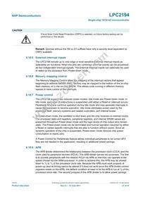 LPC2194HBD64 Datasheet Page 21