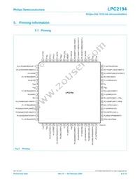 LPC2194JBD64 Datasheet Page 4