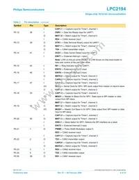 LPC2194JBD64 Datasheet Page 6