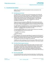 LPC2194JBD64 Datasheet Page 9