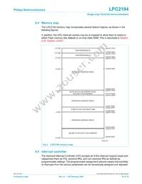LPC2194JBD64 Datasheet Page 10