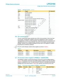 LPC2194JBD64 Datasheet Page 12
