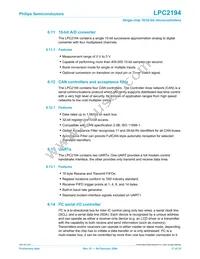 LPC2194JBD64 Datasheet Page 17