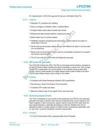 LPC2194JBD64 Datasheet Page 18